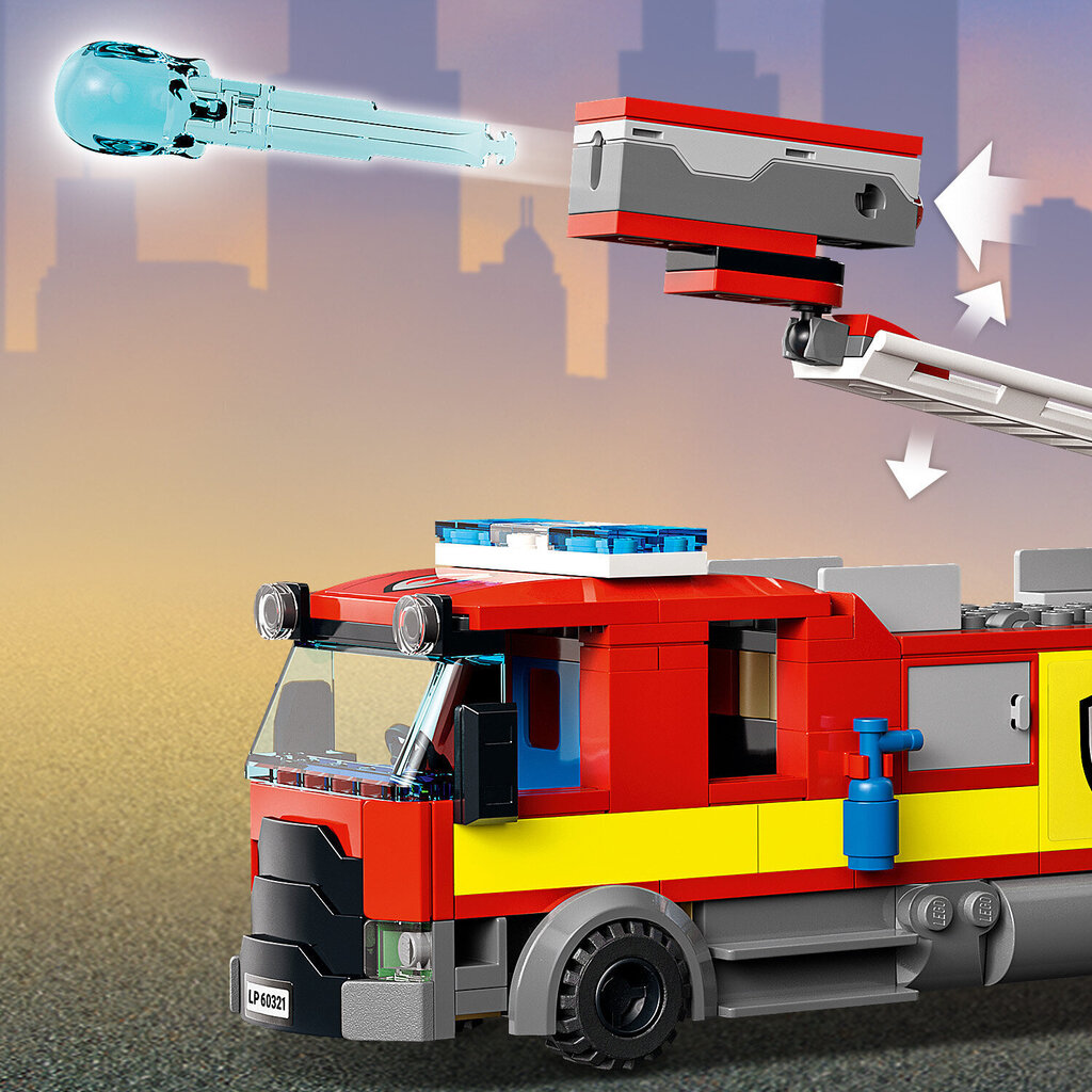 60321 LEGO® City Tuletõrjekomando цена и информация | Klotsid ja konstruktorid | kaup24.ee