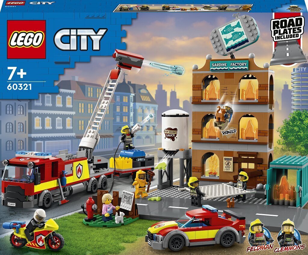 60321 LEGO® City Tuletõrjekomando цена и информация | Klotsid ja konstruktorid | kaup24.ee