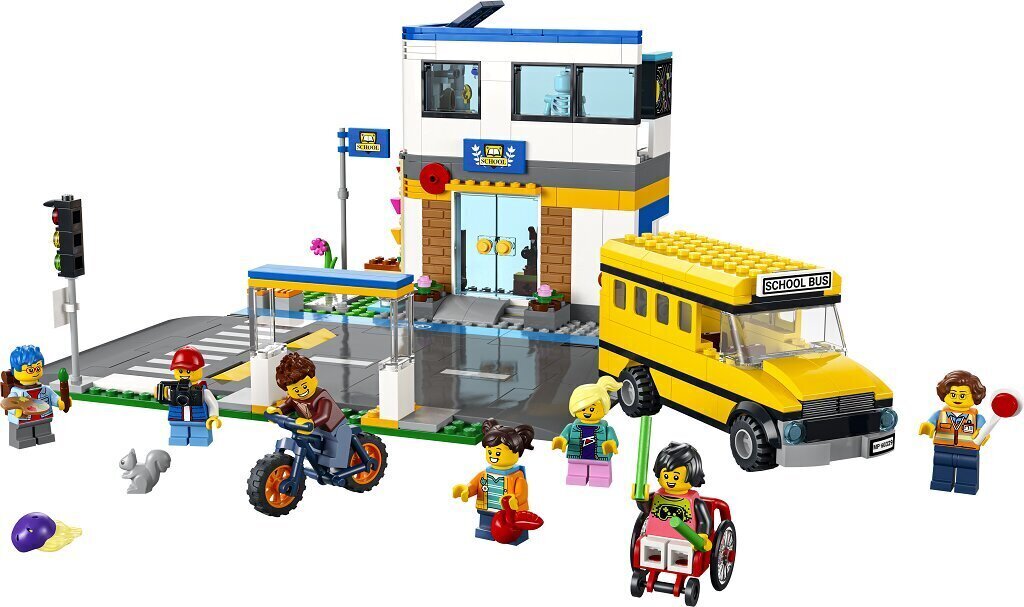 60329 LEGO® City Päev koolis hind ja info | Klotsid ja konstruktorid | kaup24.ee