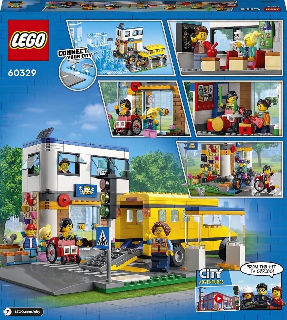 60329 LEGO® City Päev koolis hind ja info | Klotsid ja konstruktorid | kaup24.ee