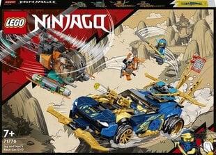 71776 LEGO® NINJAGO Гоночный автомобиль ЭВО Джея и Нии цена и информация | Конструкторы и кубики | kaup24.ee