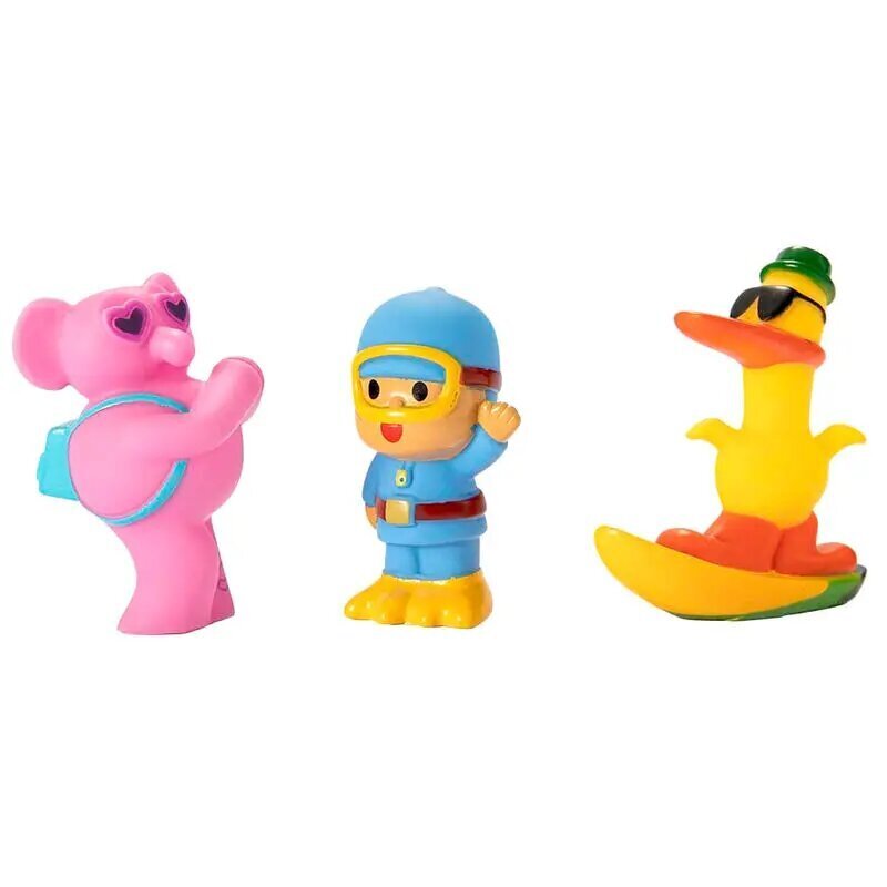 Pocoyo komplekt 3 vannimänguasja hind ja info | Poiste mänguasjad | kaup24.ee