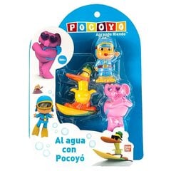Pocoyo komplekt 3 vannimänguasja цена и информация | Игрушки для мальчиков | kaup24.ee
