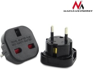 Maclean UK - адаптер для Европы цена и информация | Адаптеры и USB-hub | kaup24.ee