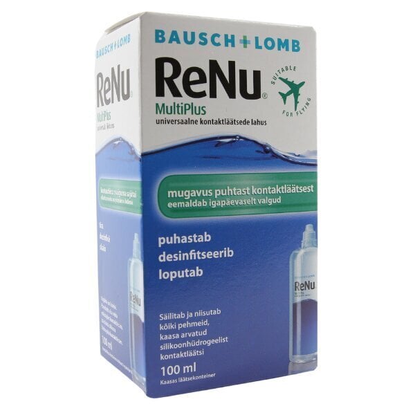 Läätsevedelik Bausch+Lomb ReNu MultiPlus, 100 ml hind ja info | Läätsevedelikud | kaup24.ee