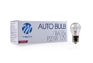 Autopirn M-Tech P21W BA15s 12V цена и информация | Автомобильные лампочки | kaup24.ee