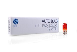 Авто свет M-Tech T10 WY5W W2.1x9.5D 12В цена и информация | Автомобильные лампочки | kaup24.ee