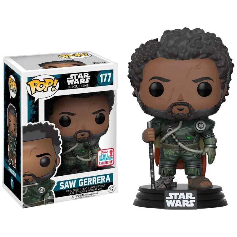 POP! Eksklusiivne mänguasi figuur Star Wars Rogue One Saw Gerrera juustega 2017 Fall Convention hind ja info | Tüdrukute mänguasjad | kaup24.ee