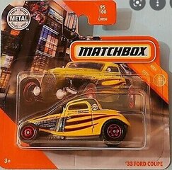 2020 - 095 - GKM14 Matchbox '33 Ford Coupe цена и информация | Развивающий мелкую моторику - кинетический песок KeyCraft NV215 (80 г) детям от 3+ лет, бежевый | kaup24.ee