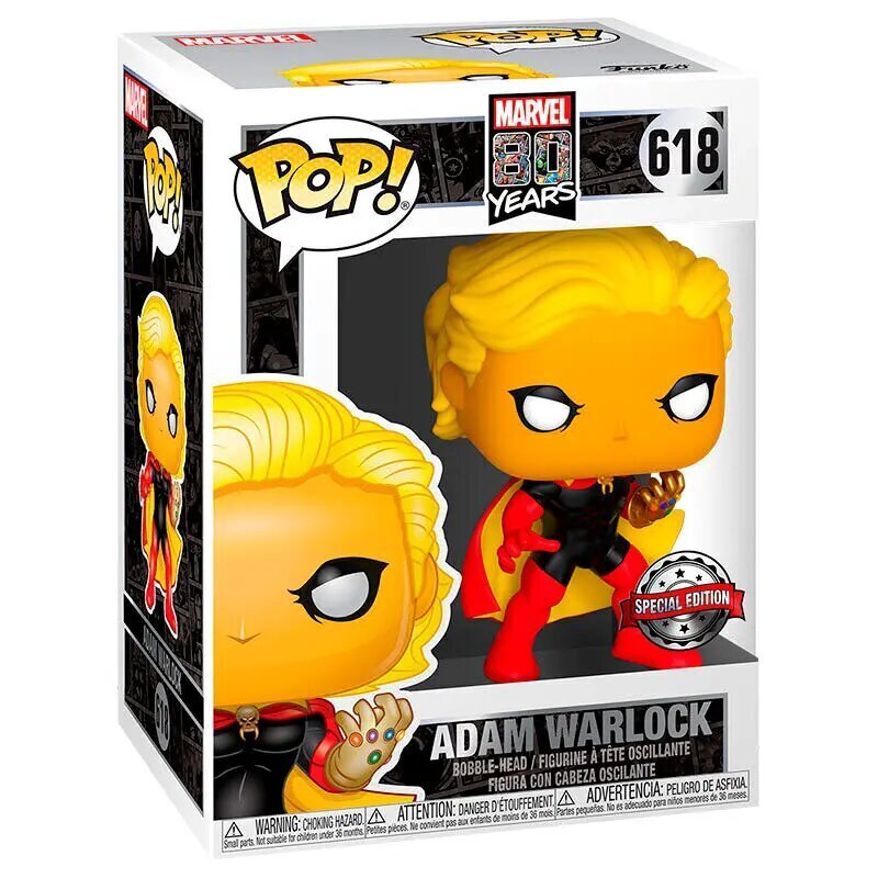 POP eksklusiivne mänguasi figuur Marvel 80s esmakordne ilmumine Adam Warlock hind ja info | Tüdrukute mänguasjad | kaup24.ee