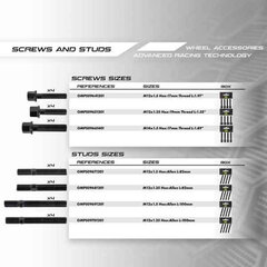 Naastud, tikkpoldid OMP OMPS09671201 M12 x 1,50 Kuuskantkruvi hind ja info | Lisaseadmed | kaup24.ee