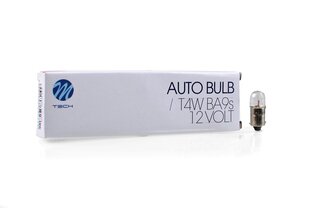 Авто свет M-Tech T4W BA9s 12В 4Вт цена и информация | Автомобильная ксеноновая лампа D2R 6000К (Китай) | kaup24.ee
