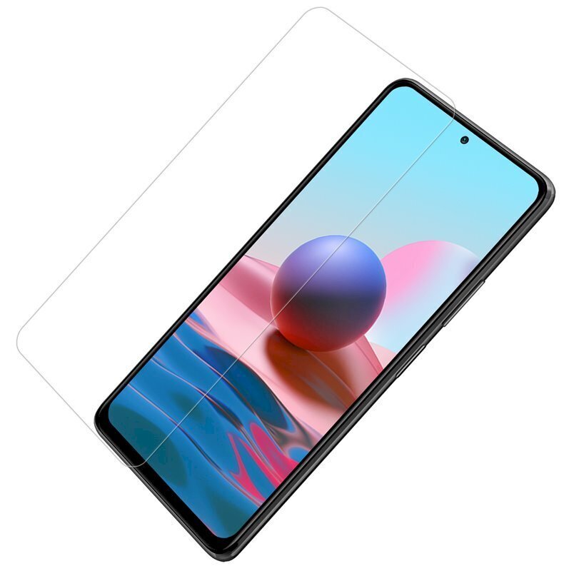 Kaitseklaas Nillkin 0.33mm H sobib Xiaomi Redmi Note 10 Pro цена и информация | Ekraani kaitsekiled | kaup24.ee