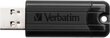 Mälupulk Verbatim - PinStripe USB 3.0 Drive 64 GB, must цена и информация | Mälupulgad | kaup24.ee