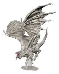 Миниатюра предварительно окрашенная Dungeons & Dragons (D&D) Icons of the Realms Premium Adult White Dragon цена и информация | Игрушки для мальчиков | kaup24.ee