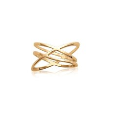 750° kullaga kaetud sõrmus, 16.5, toodetud Prantsusmaal hind ja info | Sõrmused | kaup24.ee