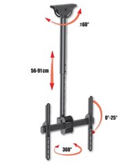 Teleri seinakinnitus Techly Tv Led/Lcd, 32-55", kuni 50 kg цена и информация | Кронштейны и крепления для телевизоров | kaup24.ee