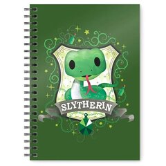 Harry Potter kaustik A5 Slytherin hind ja info | Kirjutusvahendid | kaup24.ee