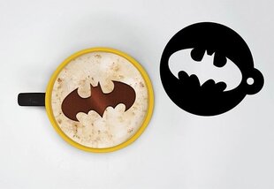 Кружка для капучино и трафарет Batman (Symbol) (630 мл) цена и информация | Атрибутика для игроков | kaup24.ee
