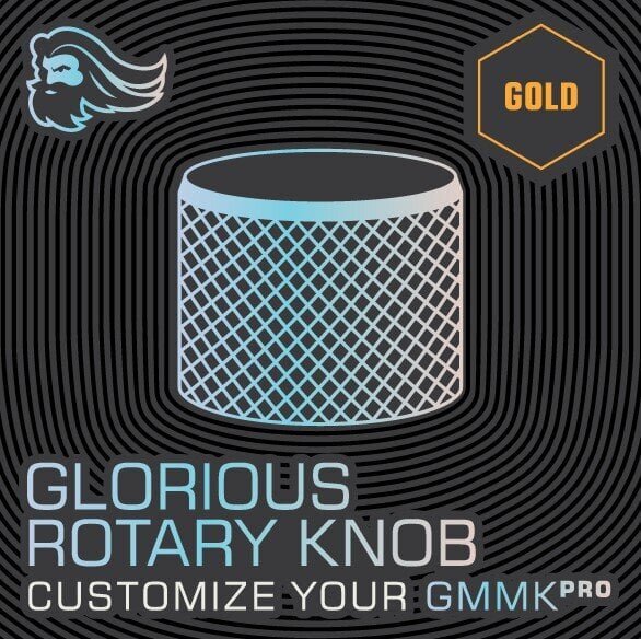 Glorious PC Gaming Race GMMK PRO Rotary Knob (Gold) цена и информация | Klaviatuurid | kaup24.ee