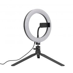 Кольцевой светодиодный светильник White Shark Moonlight RL-08, 20 см цена и информация | Осветительное оборудование для фотосъемок | kaup24.ee