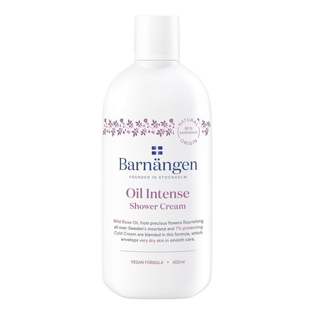 Barnängen dušikreem Oil Intense 400ml hind ja info | Dušigeelid, õlid | kaup24.ee