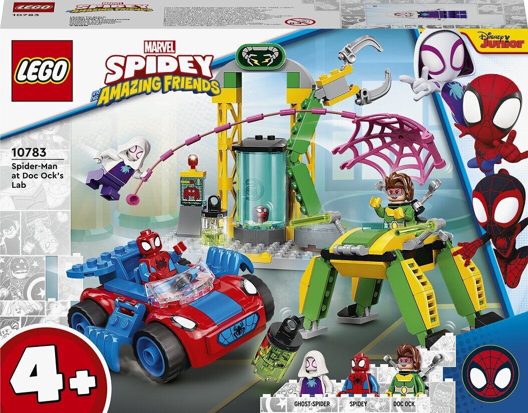 10783 LEGO® Marvel Человек-Паук в лаборатории Доктора Осьминога цена |  kaup24.ee