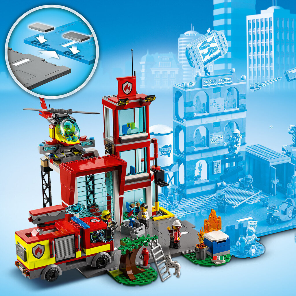 60320 LEGO® City Tuletõrjejaam hind ja info | Klotsid ja konstruktorid | kaup24.ee