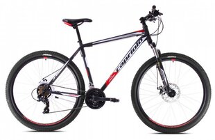 Maastikuratas Capriolo MTB Oxygen 29", must/punane hind ja info | Jalgrattad | kaup24.ee