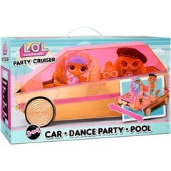 Sõiduk LOL Surprise! 3-in-1 Party Cruiser Car with Surprise Pool hind ja info | Tüdrukute mänguasjad | kaup24.ee