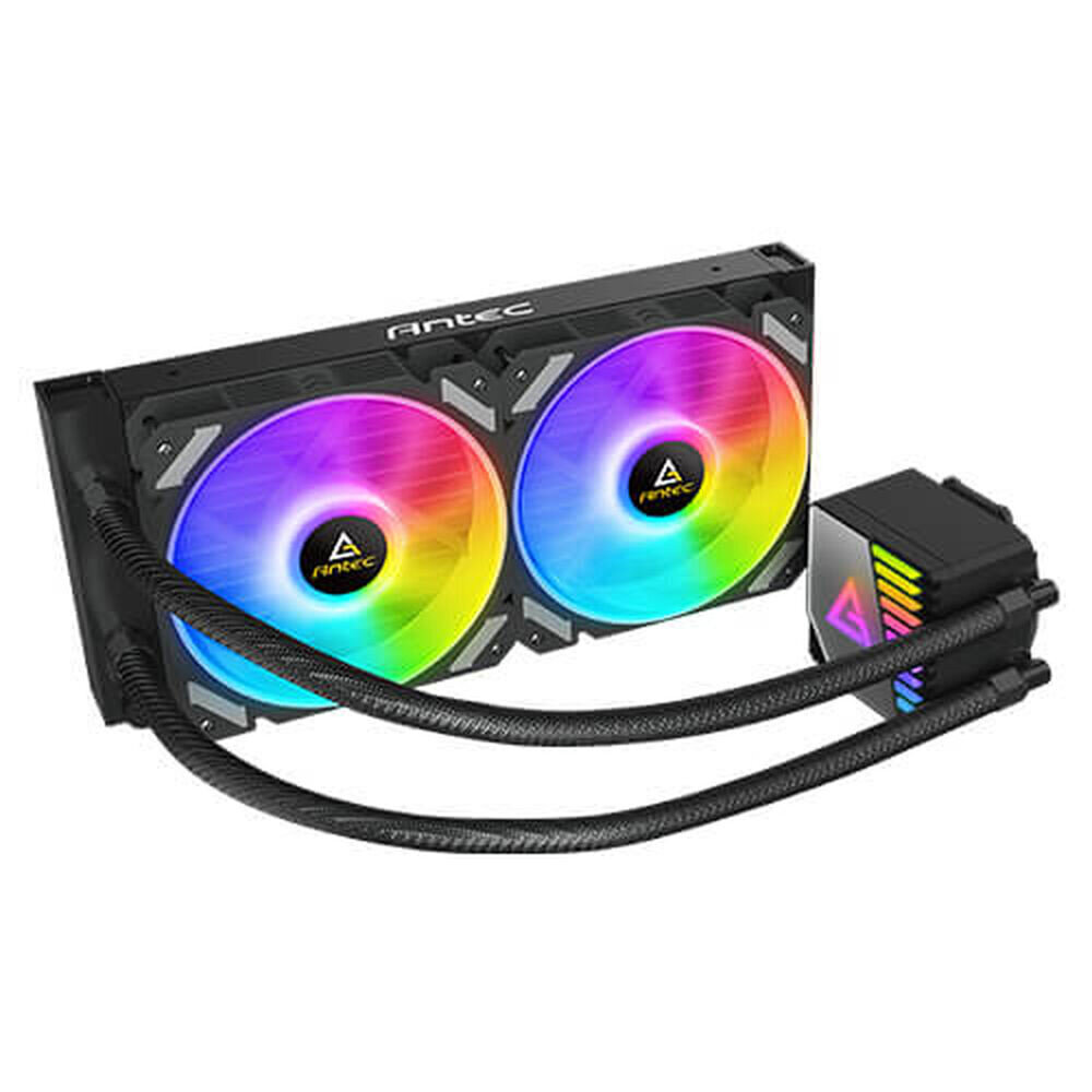 Vedel jahutuskomplekt Antec AORUS WATERFORCE 240 72 cfm Must ARGB цена и информация | Arvuti ventilaatorid | kaup24.ee