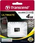 Transcend TS4GUSDC10 цена и информация | Mobiiltelefonide mälukaardid | kaup24.ee