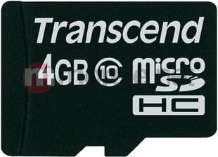 Transcend TS4GUSDC10 hind ja info | Mobiiltelefonide mälukaardid | kaup24.ee