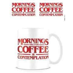 Stranger Things кружка Mornings are for Coffee цена и информация | Атрибутика для игроков | kaup24.ee