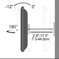 Teleri seinakinnitus Techly LED/LCD, 23- 55", kuni 70 kg цена и информация | Teleri seinakinnitused ja hoidjad | kaup24.ee