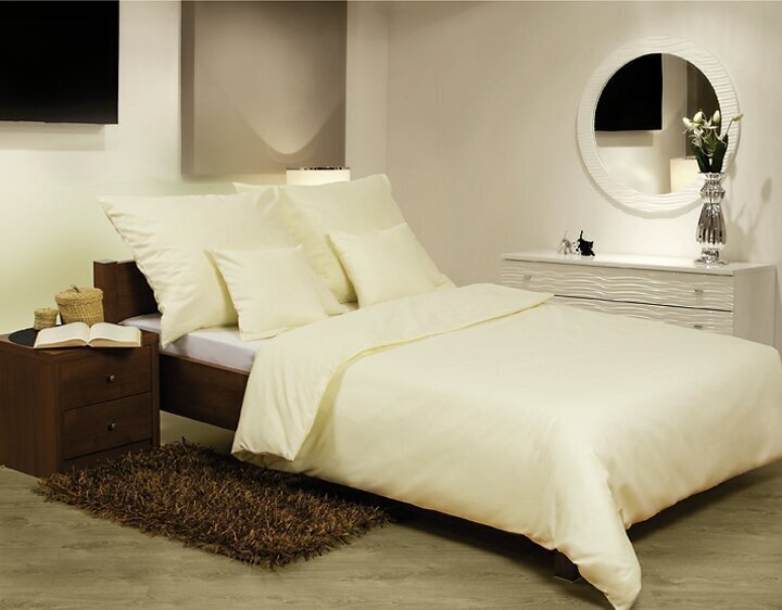 Voodipesukomplekt Gold Collection Cream, 160x200 cm, 5-osaline hind ja info | Voodipesukomplektid | kaup24.ee