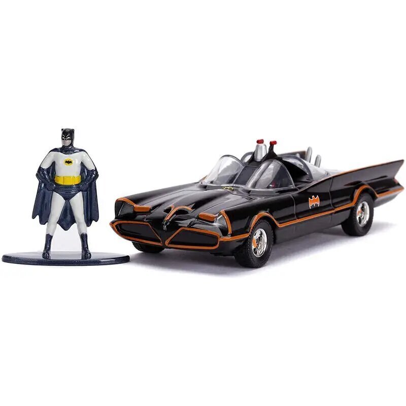 DC Comics Batman Metallist Batmovil 1966 car + figuur Komplekt цена и информация | Poiste mänguasjad | kaup24.ee