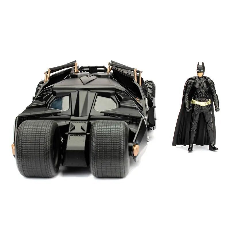 DC Comics Pimeduse Rüütel: Metallist Batmovil 2008 car + figuur Komplekt цена и информация | Poiste mänguasjad | kaup24.ee