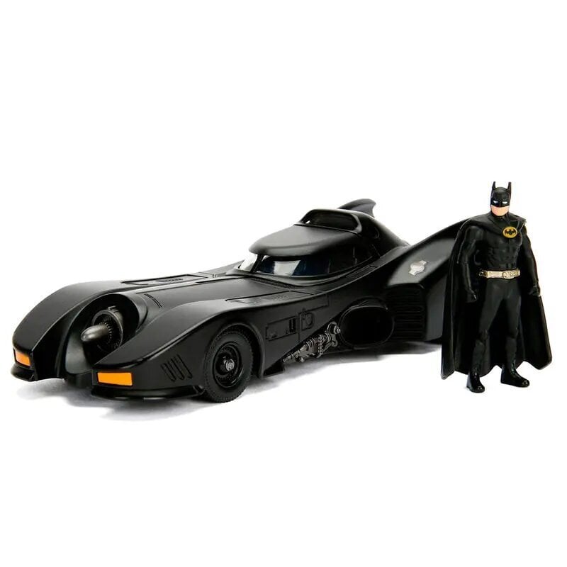 DC Comics Batman Metallist Batmovil 1989 car + figuur Komplekt цена и информация | Poiste mänguasjad | kaup24.ee