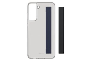 Samsung Прозрачный чехол с ремешком Galaxy S21 FE темно-серый EF-XG990CBEGWW цена и информация | Чехлы для телефонов | kaup24.ee