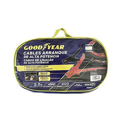 Кабели стартера Goodyear CS6 400A, алюминий (2,5 м) цена и информация | Зарядные устройства для аккумуляторов | kaup24.ee