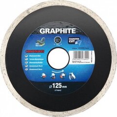 Алмазный шлифовальная машина Graphite 115х22,2 мм pełna 57H640 цена и информация | Шлифовальные машины | kaup24.ee