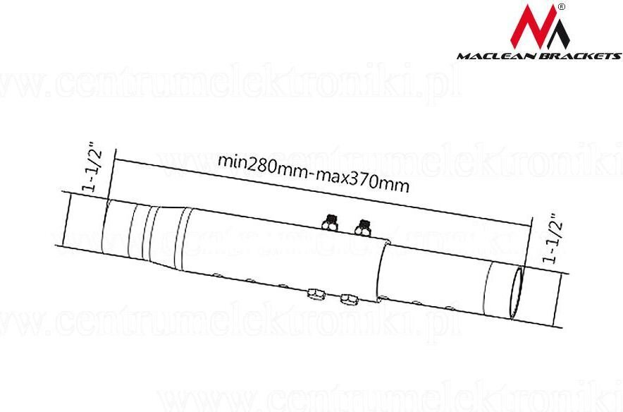 Maclean MC-708 hind ja info | Teleri seinakinnitused ja hoidjad | kaup24.ee