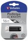 Mälupulk Verbatim USB DRIVE 3.0 16GB PINSTRIPE BLACK hind ja info | Mälupulgad | kaup24.ee