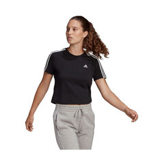 Naiste T-särk Adidas Essentials Loose Crop W GL0777, must hind ja info | Naiste T-särgid | kaup24.ee