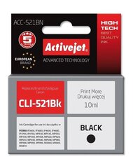Activejet ACC-521BN (Canon CLI-521Bk), черный цена и информация | Картриджи для струйных принтеров | kaup24.ee