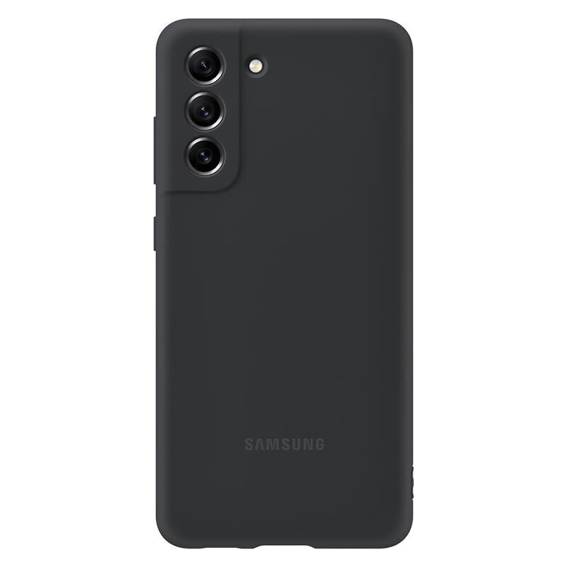 Samsung Galaxy S21 FE, dark gray - Smartphone silicone cover hind ja info | Telefoni kaaned, ümbrised | kaup24.ee