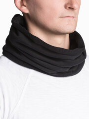 шарф-труба a063 - черный цена и информация | Мужские шарфы, шапки, перчатки | kaup24.ee