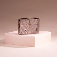 Зажигалка Zippo 49702 Armor® Geometric Diamond Pattern Design цена и информация | Зажигалки и аксессуары | kaup24.ee