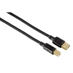 HAMA USB 2.0 A-B CABLE, GOLD-PLATED 1.5M цена и информация | Кабели и провода | kaup24.ee